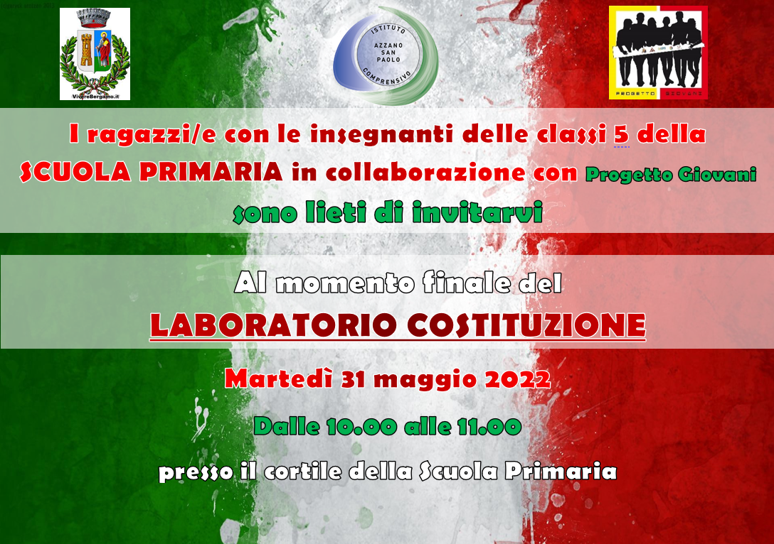 Evento conclusivo del Laboratorio Costituzione