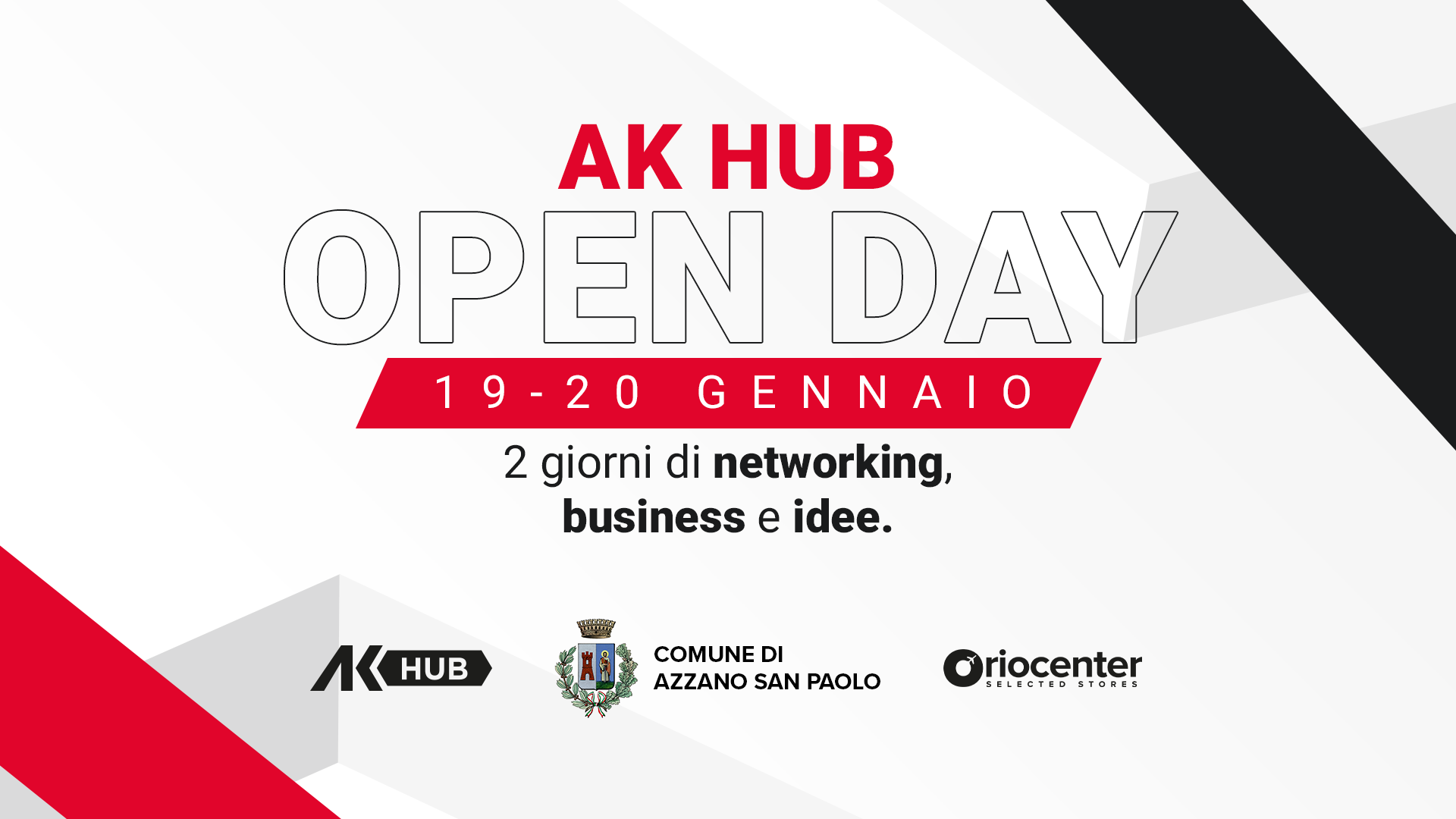 Open day Ak Hub 19-20 gennaio 2023 - bando per giovani imprenditori 