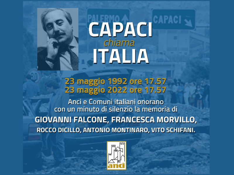 Un minuto di silenzio per ricordare la strage di Capaci