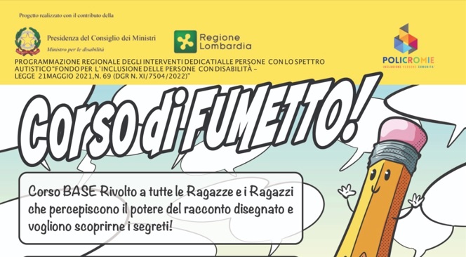 Partito il Corso  di 8 incontri sul fumetto dal 14 gennaio 2025 - Gratuito - presso CAg Stezzano 