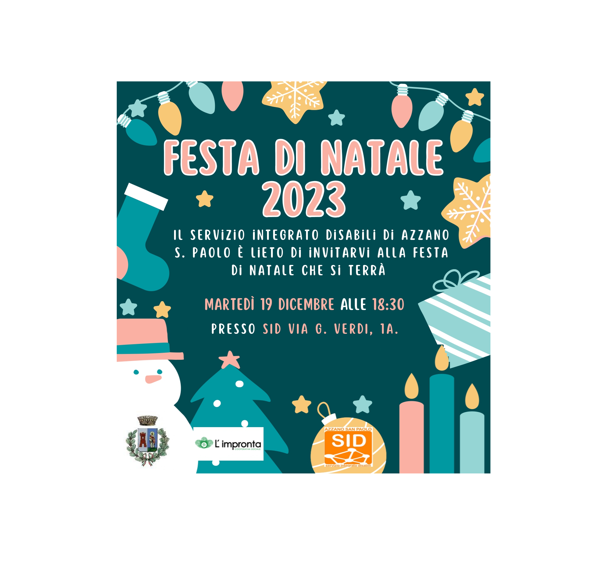 Festa di NATALE presso il SID