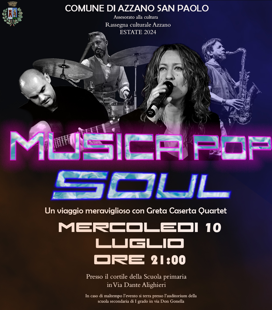 Serata di musica soul pop americana