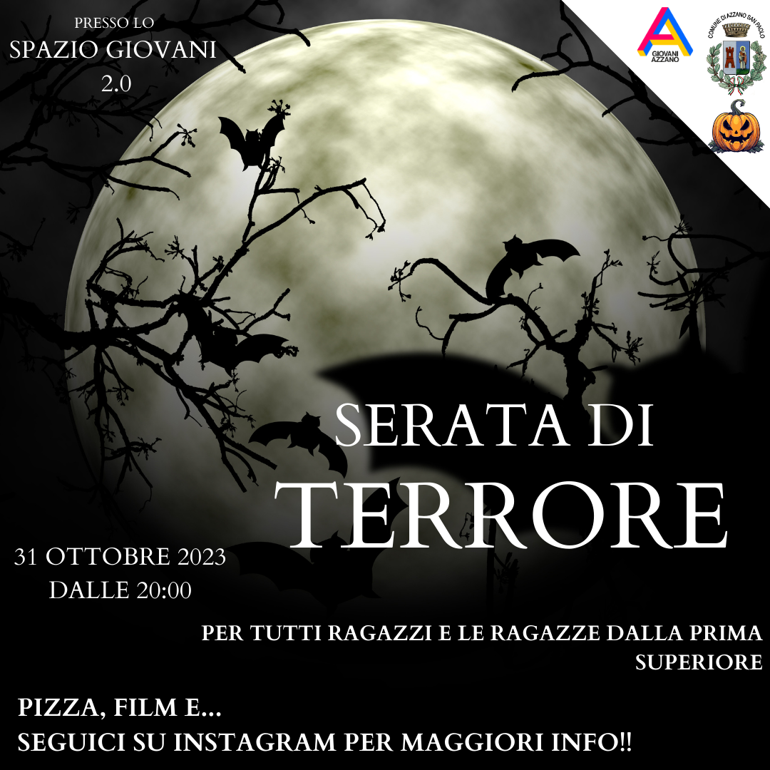 Serata di TERRORE 