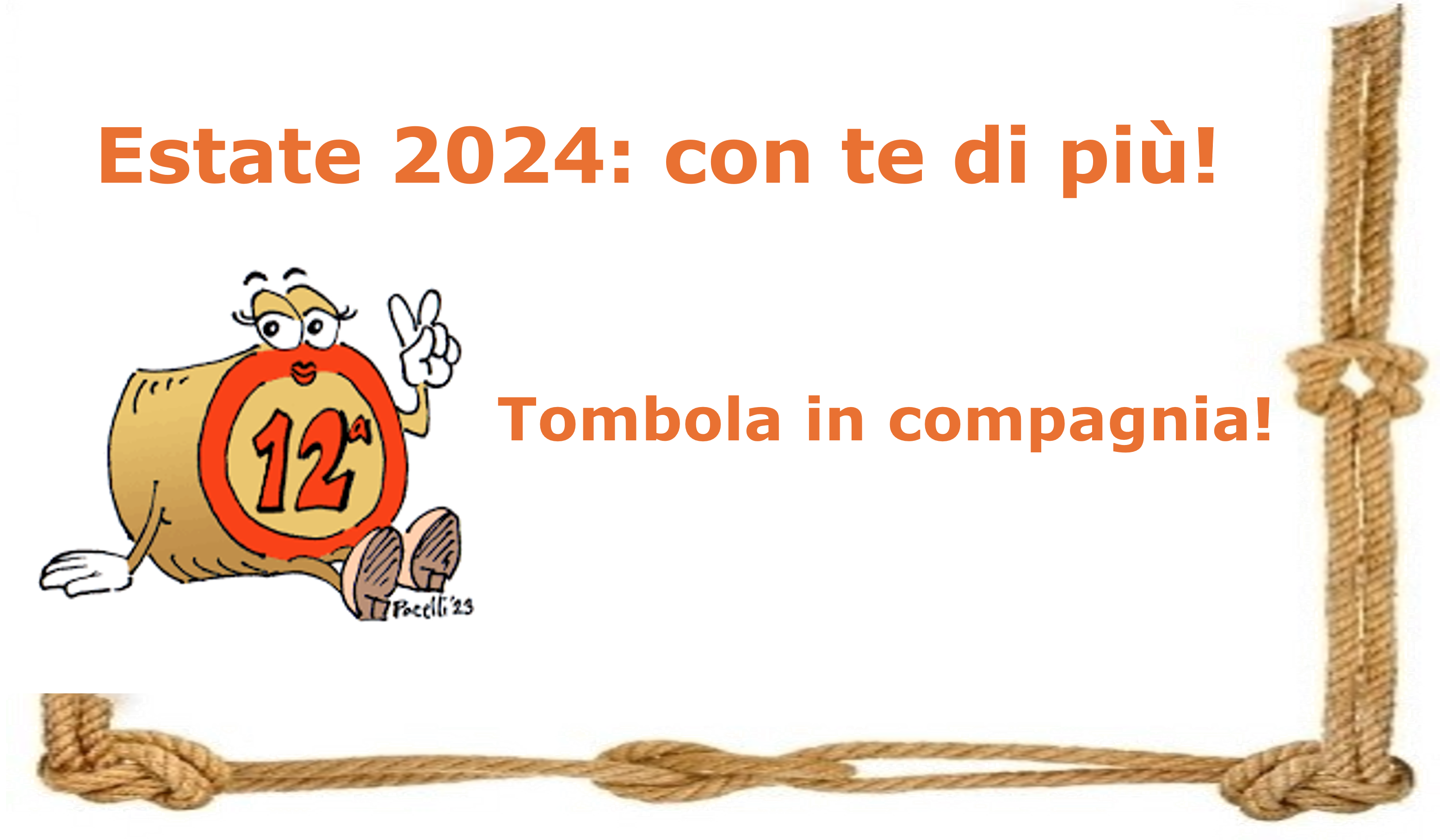 Estate 2024: con te di più! Tombola in RSA San Paolo