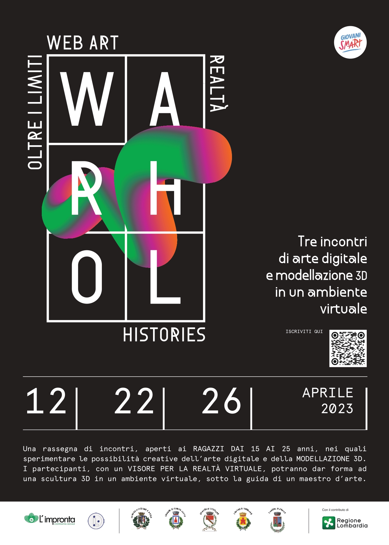 Incontri arte digitale e modellazione 3D - W.A.R.H.O.L 