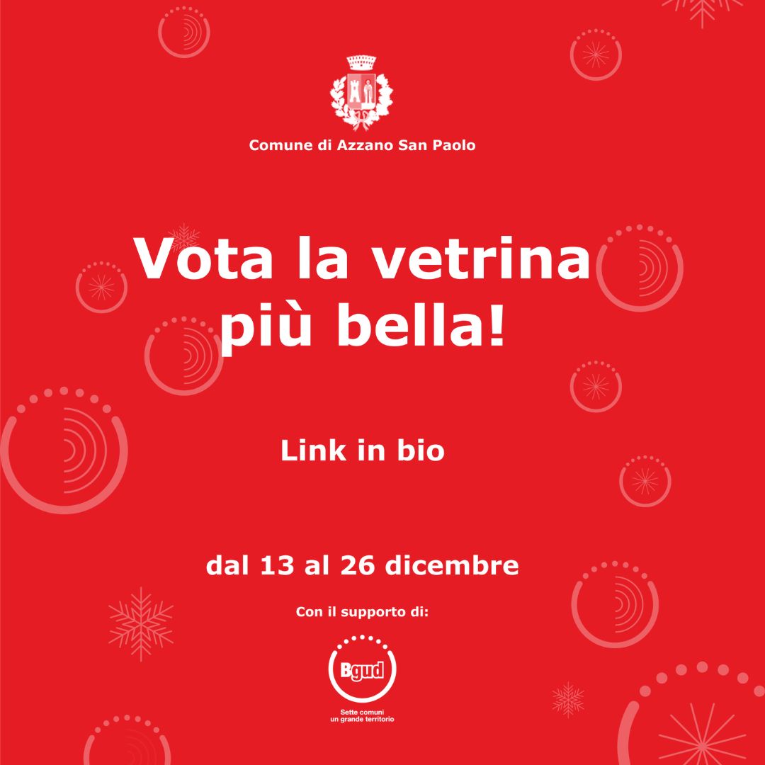 Concorso Vetrine di Natale 2024 