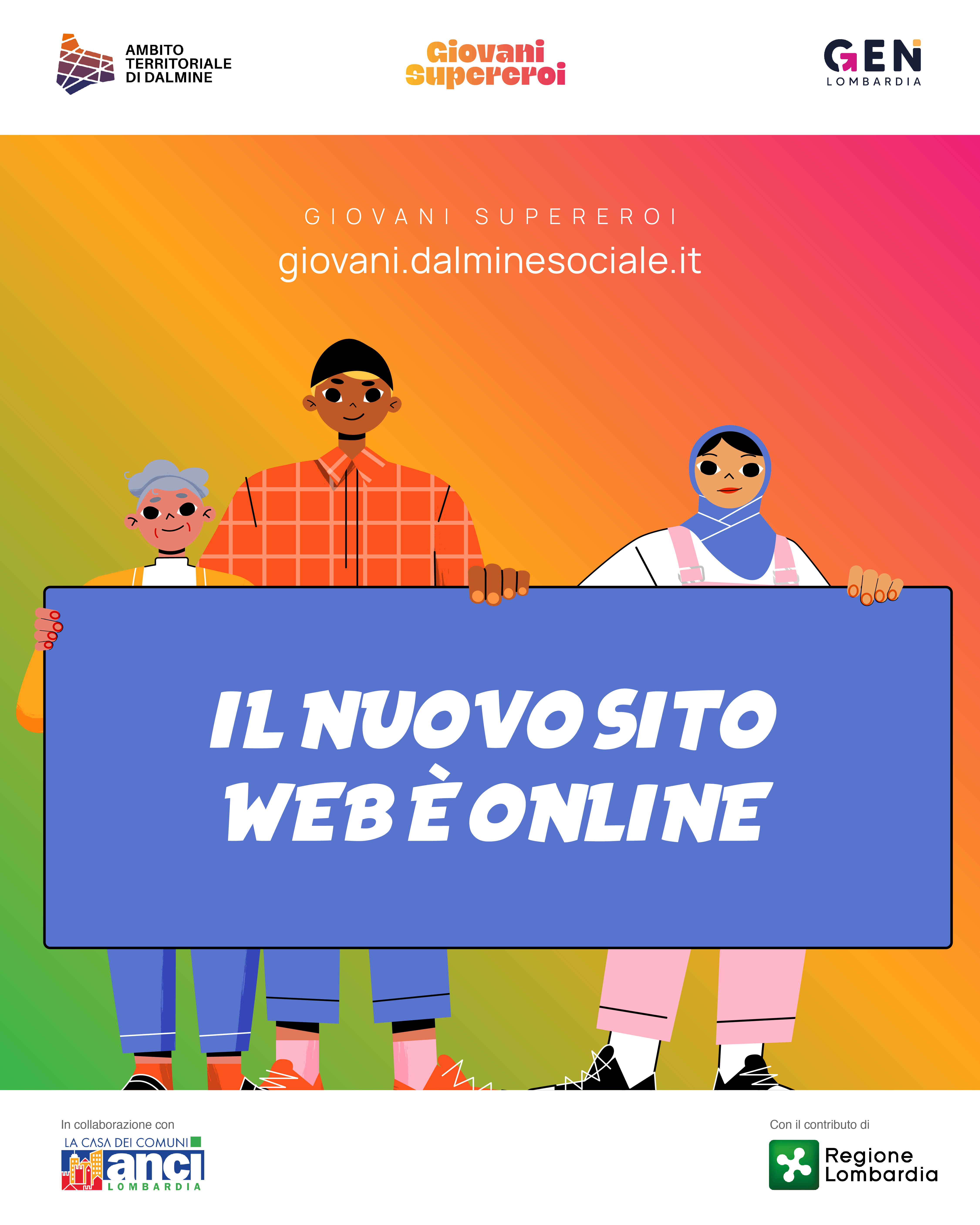 Giovani Supereroi – IL NUOVO SITO WEB E’ ONLINE