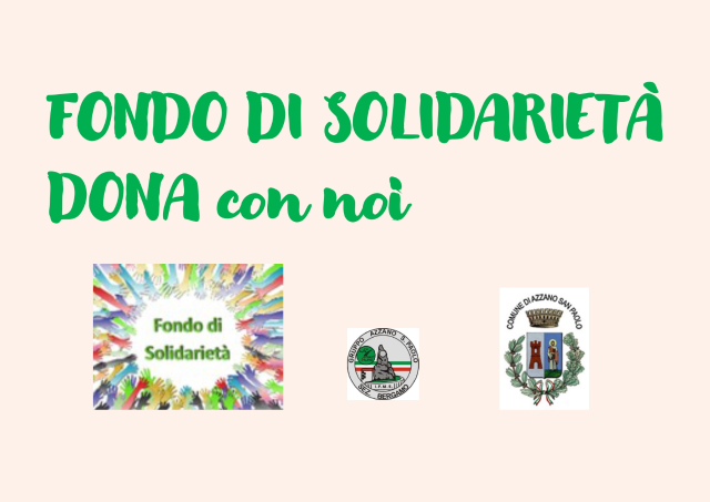 #DonoDay2023 Azzano San Paolo - FONDO DI SOLIDARIETA' DONA CON NOI... in collaborazione con il Gruppo Alpini Azzano