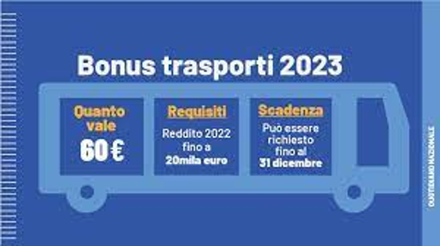 Bonus Trasporti 2023 